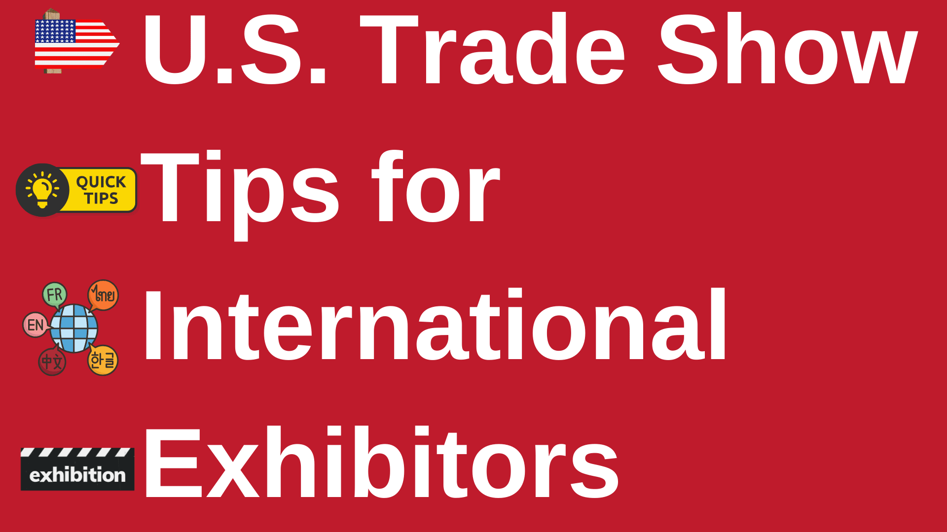 U.S. Trade Show Tips for International Exhibitors